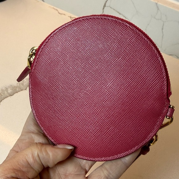 Prada Saffiano Leather Pink Wristlet - Picture 8 of 8